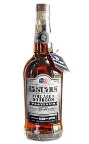 15 Stars Fine Aged Platinum A Blend of Straight Bourbon Whiskey 750ml