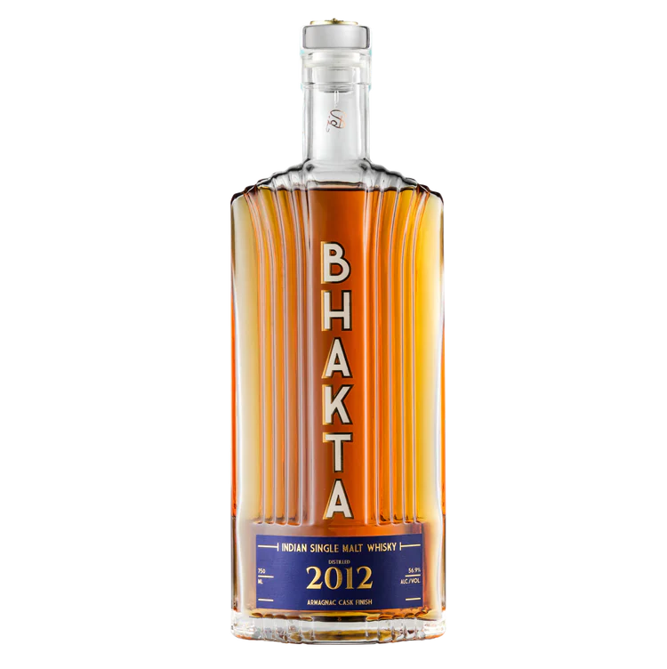 2012 Bhakta Armagnac Cask Finish Indian Single Malt Whiskey 750ml