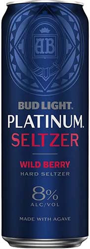 Bud Light Platinum Hard Seltzer Wild Berry 25-Oz Can