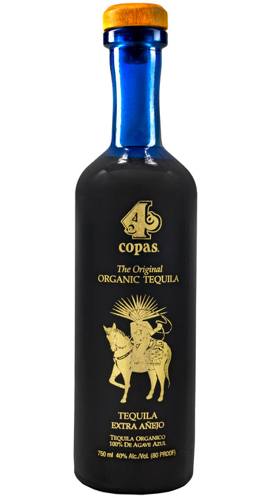4 Copas Extra Anejo Tequila 750ml