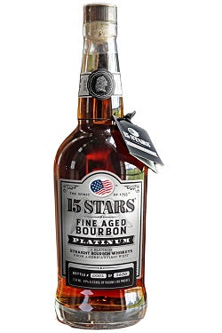 15 Stars Platinum Straight Bourbon Whiskey 750ml