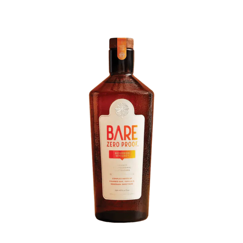 Bare Zero Proof Non Alcoholic Bourbon Whiskey 750ml