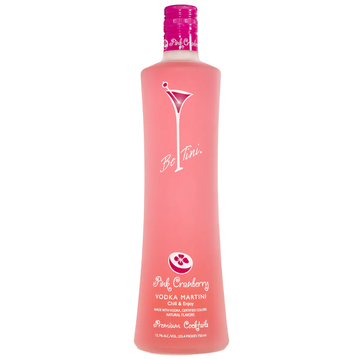 Be Tini 'Pink Cranberry' Vodka Martini 4 Pack 200ml