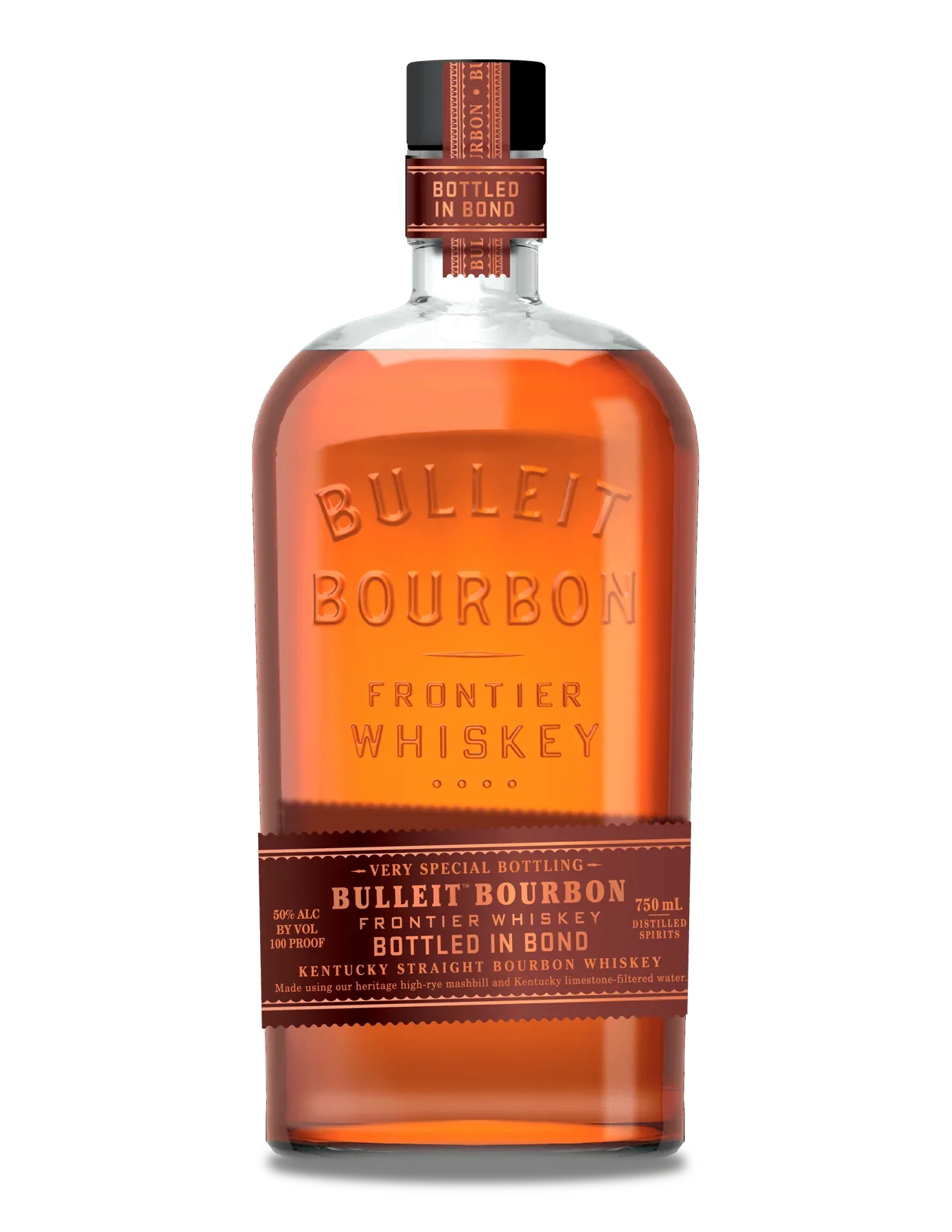 Bulleit Frontier Bottled In Bond Kentucky Straight Bourbon Whiskey 750ml