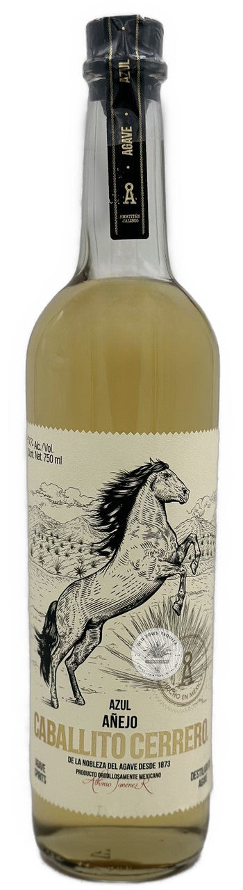 Caballito Cerrero Anejo Azul Tequila Destilado De Agave 750ml