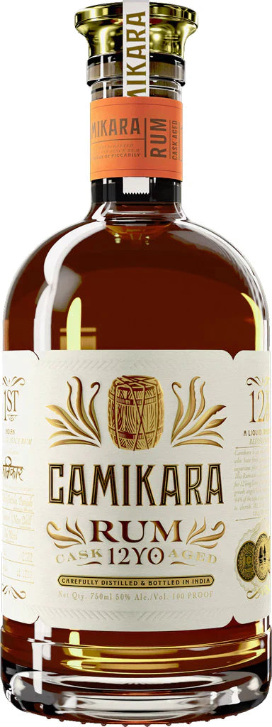 Camikara 12 Year Old Cask Aged Rum 750ml
