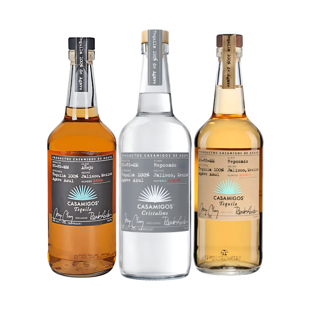 Casamigos Cristalino, Reposado & Anejo Tequila 750ml 3-Pack