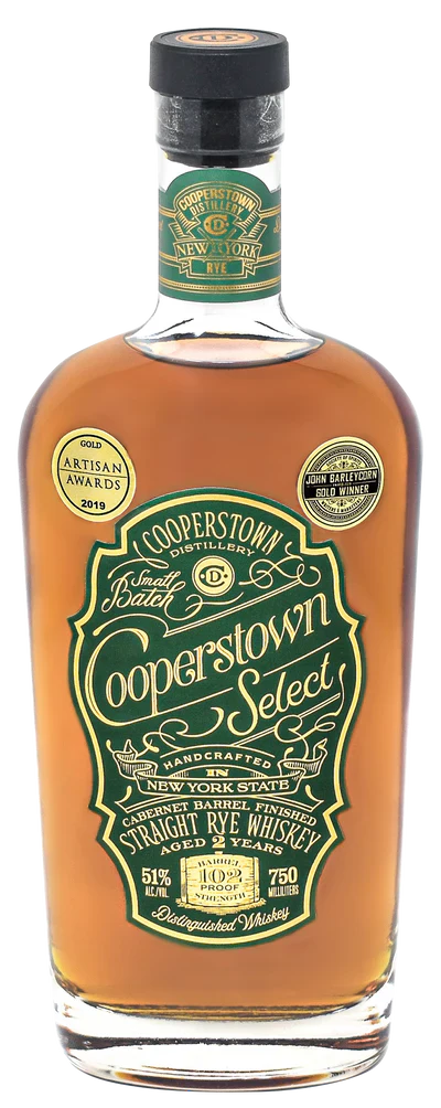 Cooperstown Select Green lablel American Blended Whiskey 750ml