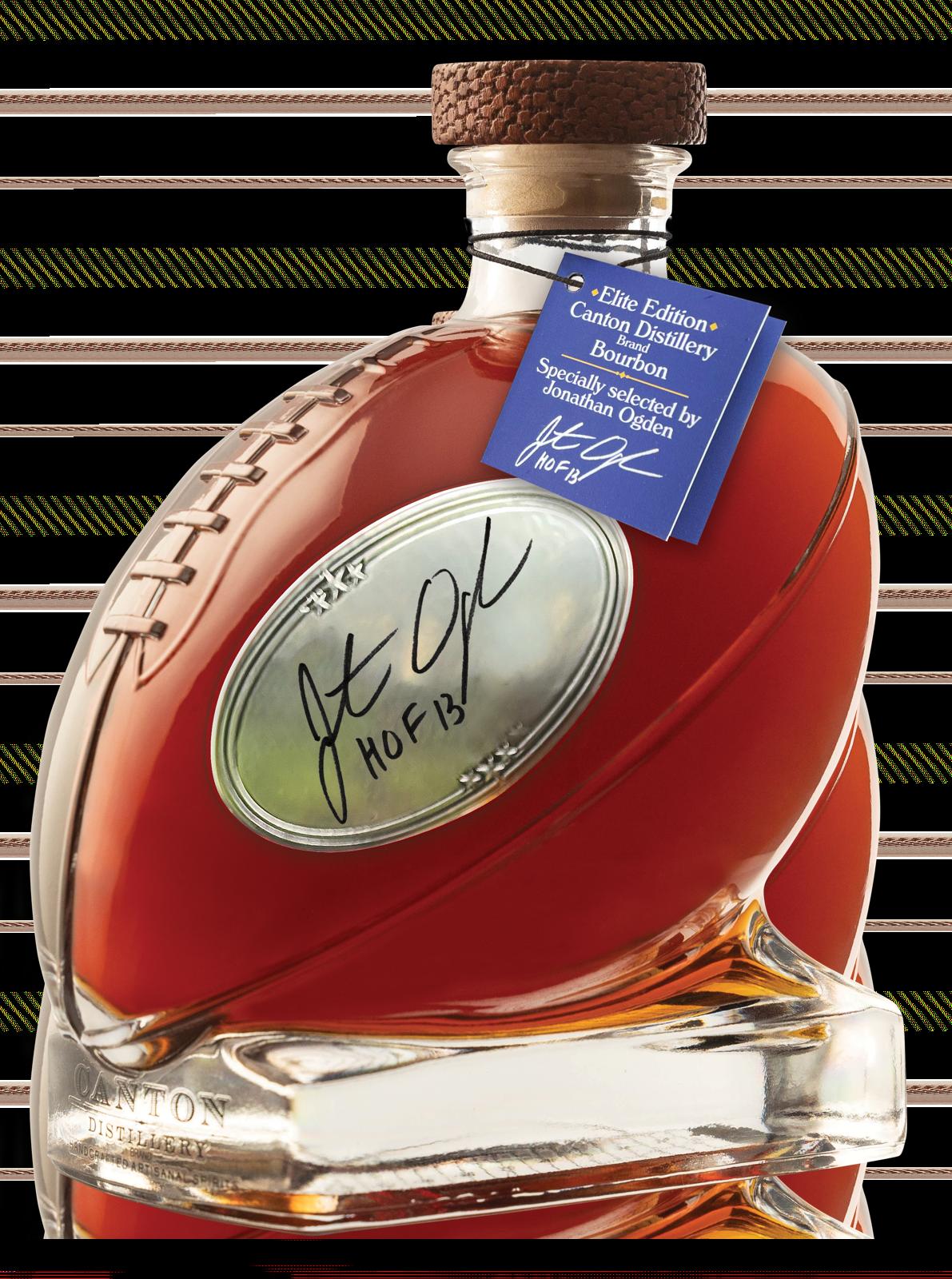 Cooperstown Football Bourbon Autographed by Mr. Ogden 750ml