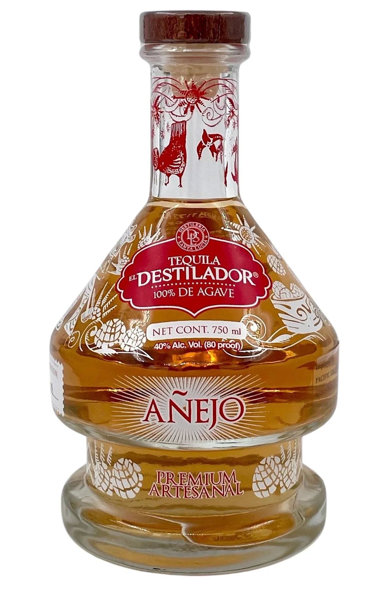 Destileria Santa Lucia El Destilador Anejo Tequila 750ml