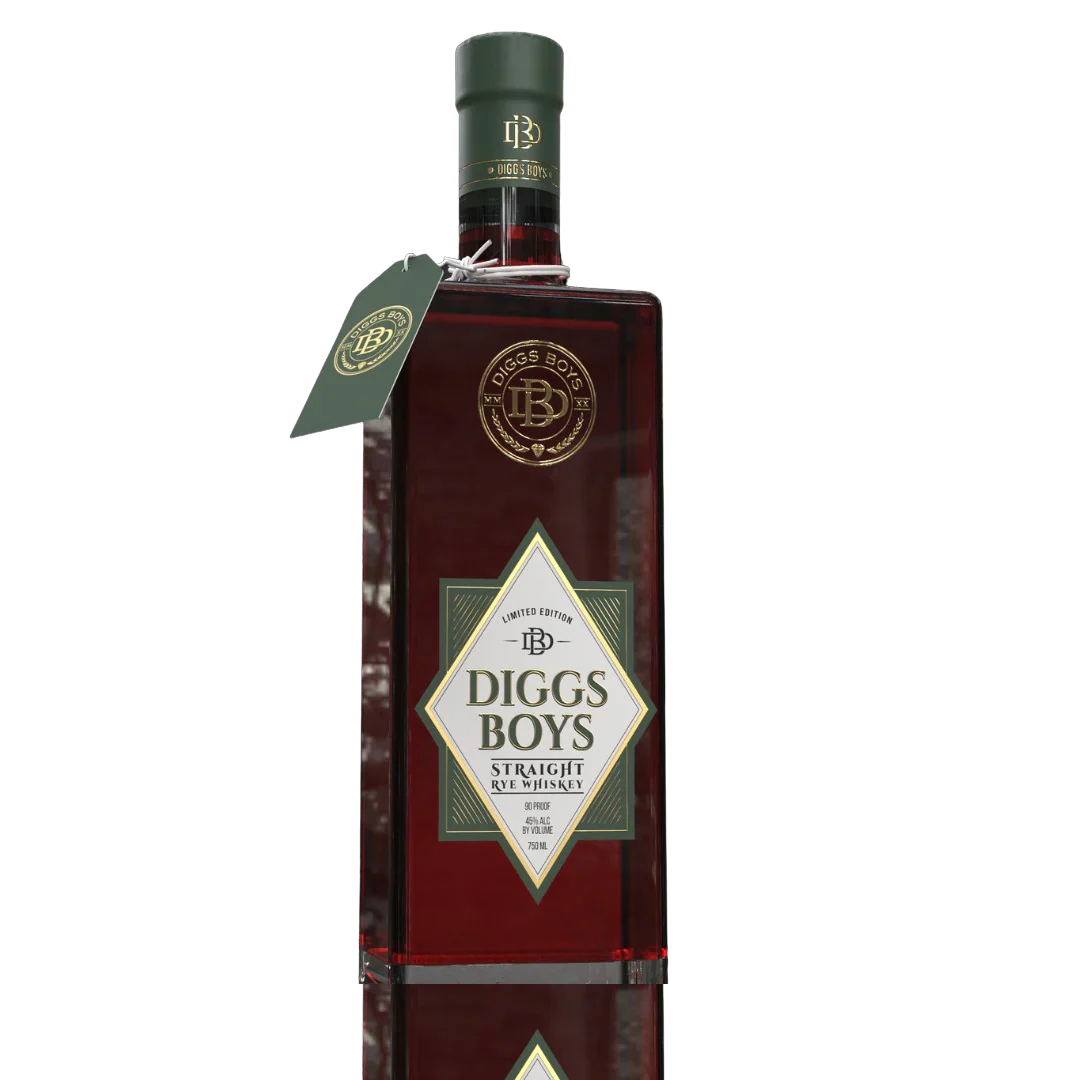 Diggs Boys Straight Rye Whiskey 750ml