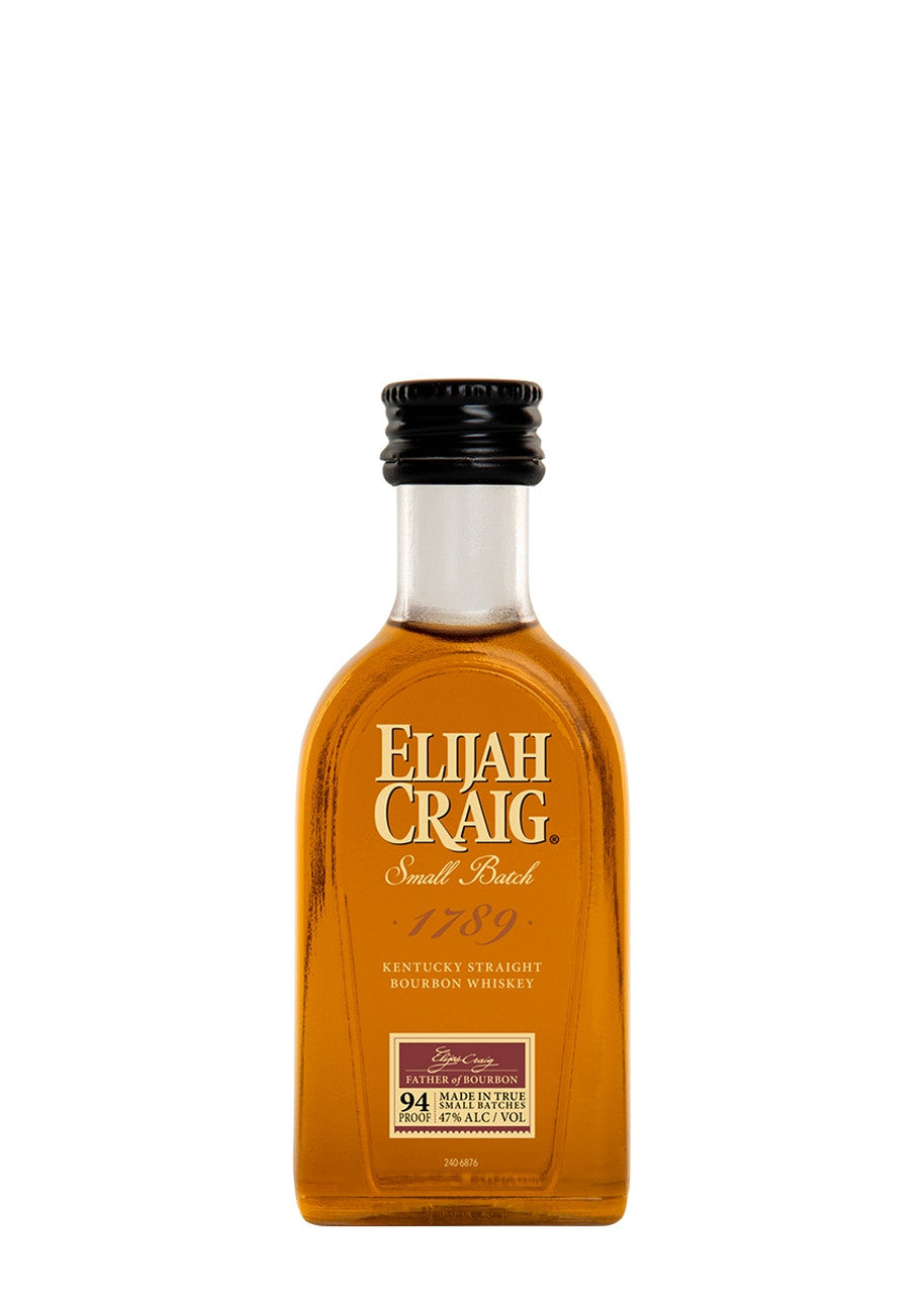 Elijah Craig Small Batch Bourbon Whiskey Pet Bottle 50ml