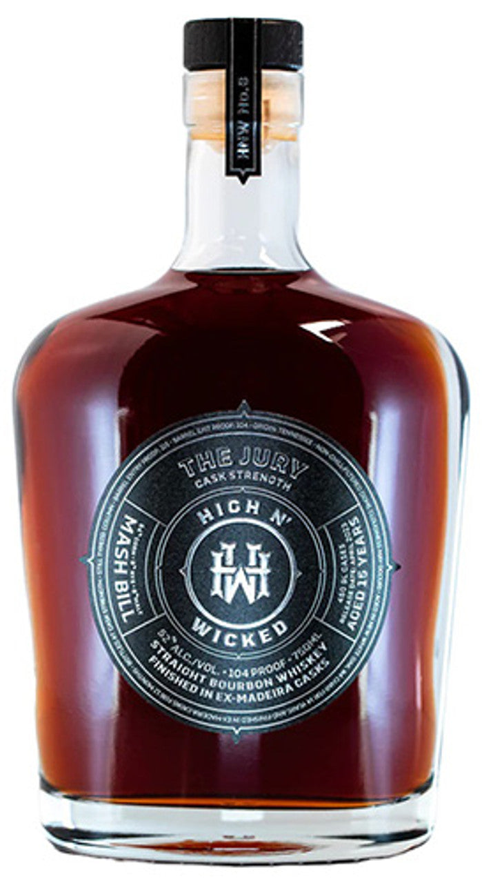 High N' Wicked No. 8 The Jury Finished In Ex-Madeira Cask 15 Years Old Cask Strength Straight Bourbon Whiskey 750ml