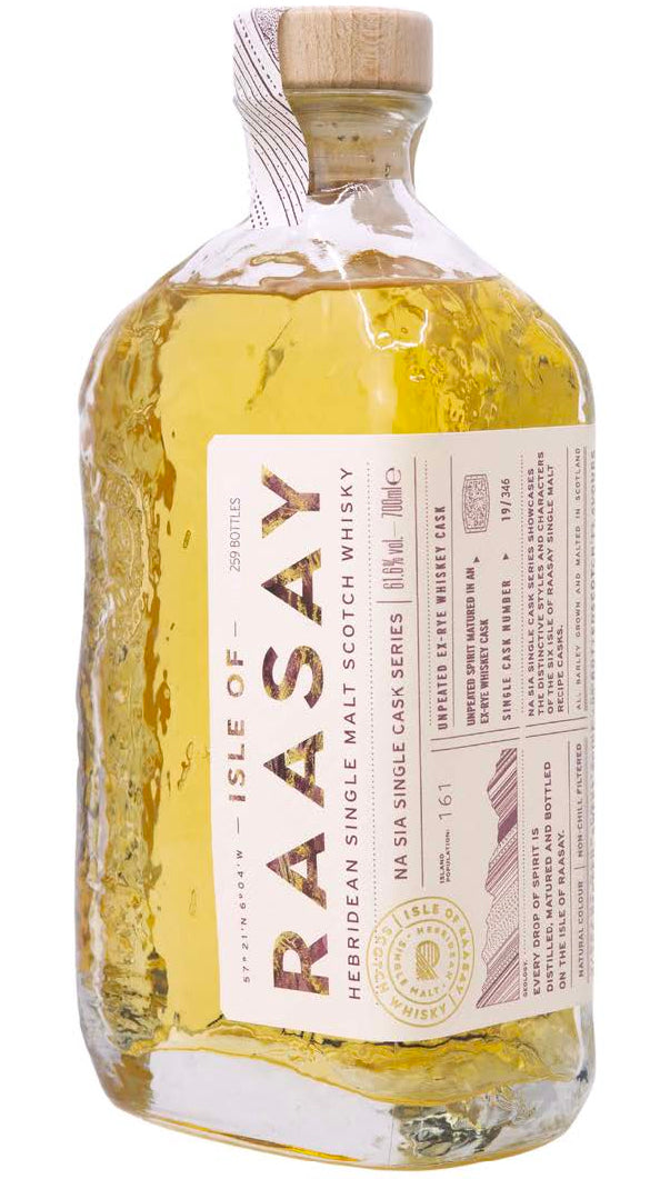 Isle of Raasay Na Sia Peated Ex-Rye Whiskey Cask 19-921 Single Malt Scotch Whisky 700ml