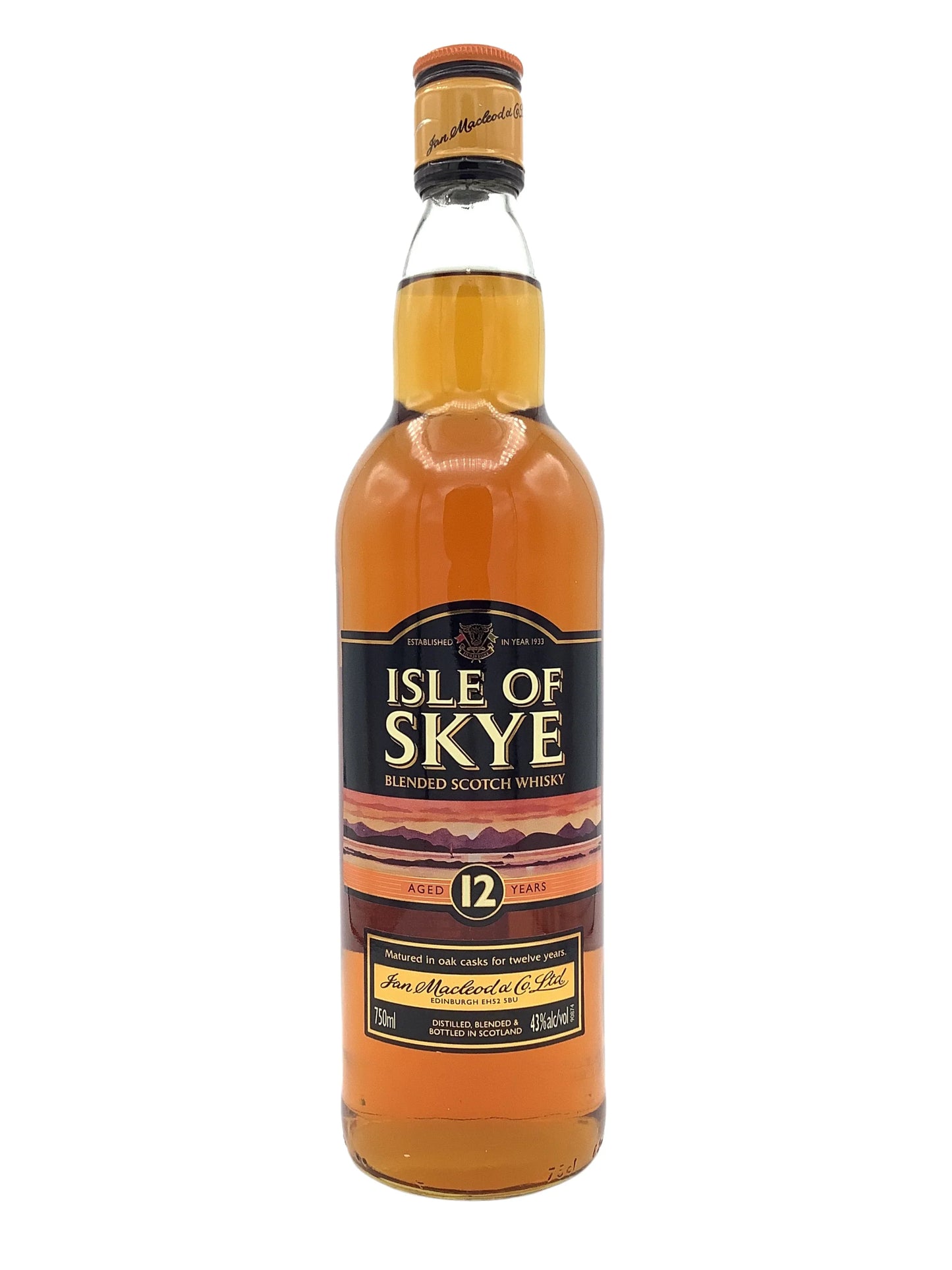 Isle of Skye 12 Year Old Blended Scotch Whisky 750ml
