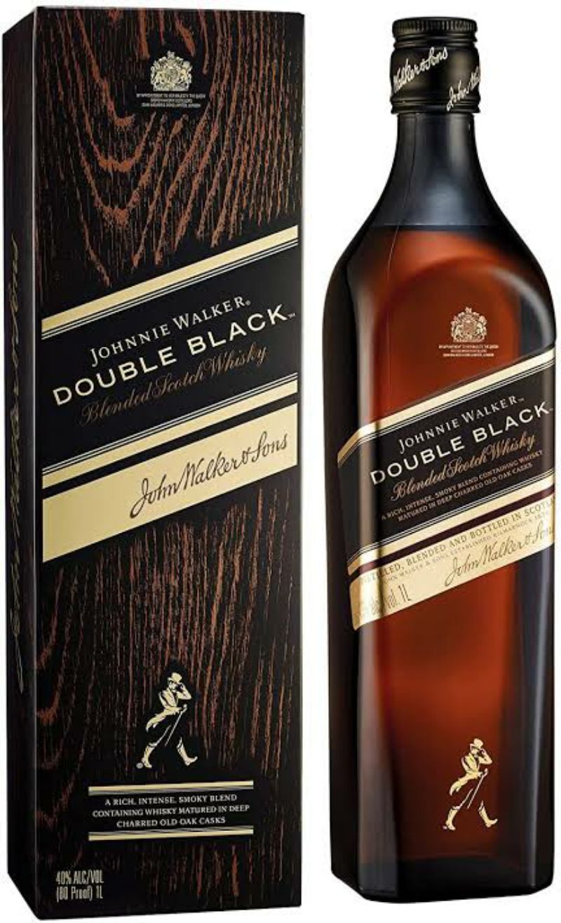 Johnnie Walker Double Black Blended Scotch Whisky 750ml