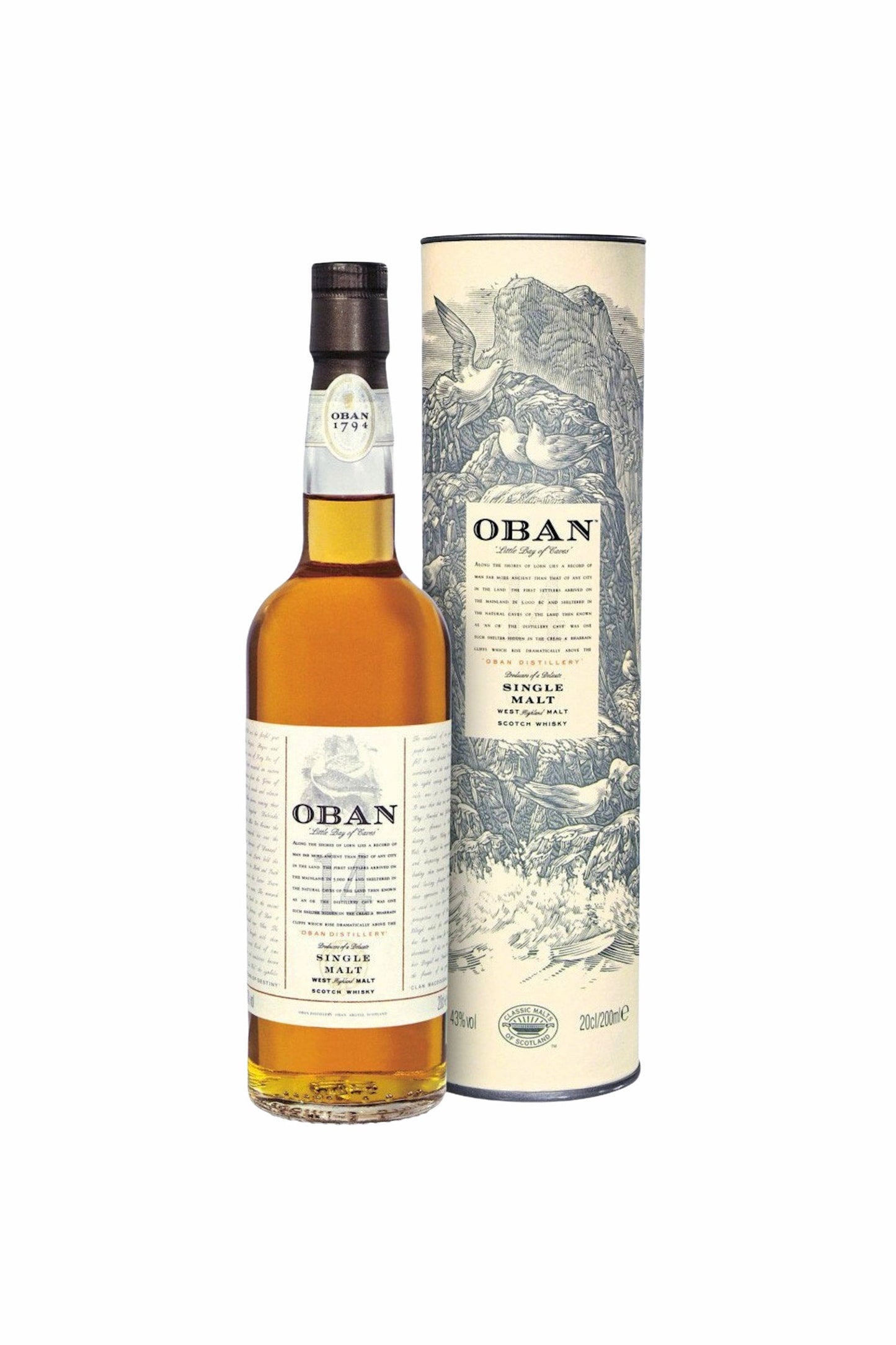 Oban 14 Year Old Single Malt Scotch Whisky 750ml