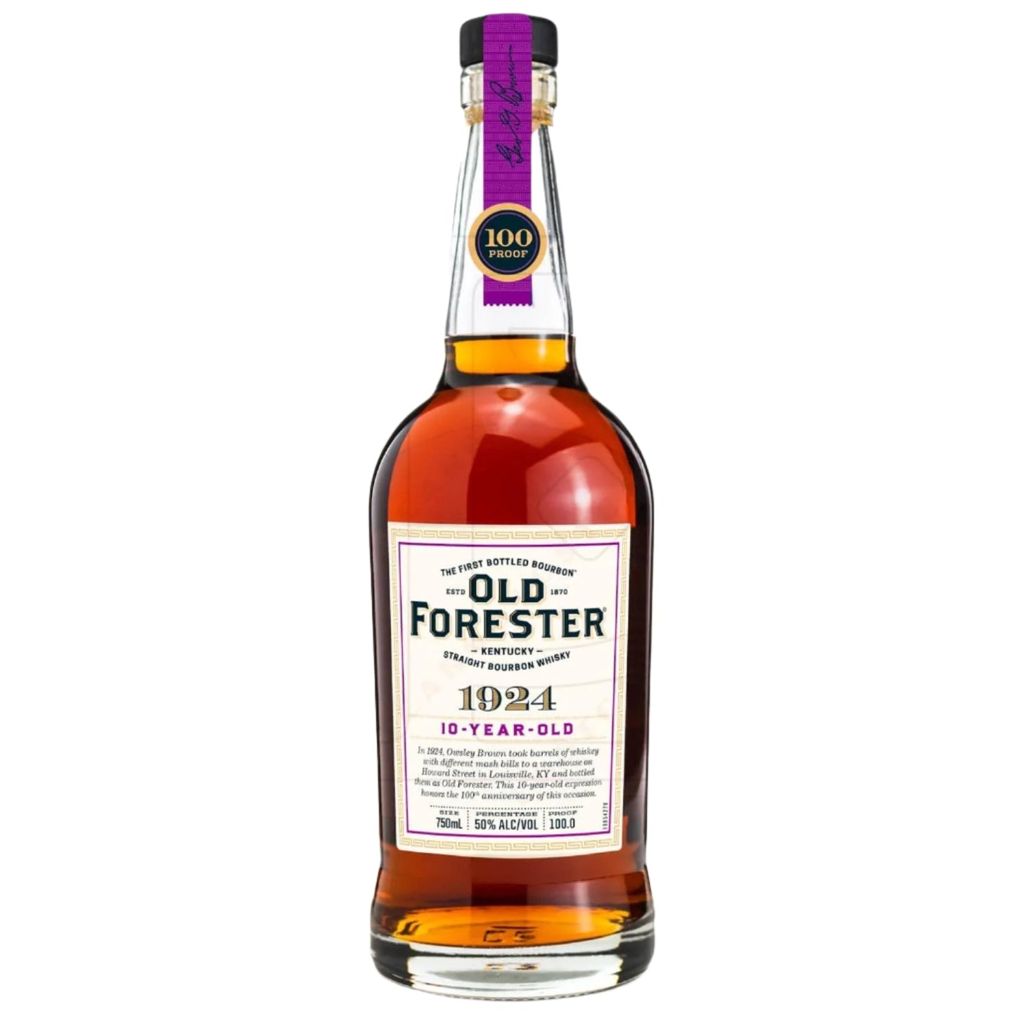Old Forester 1924 10 Year Old Kentucky Straight Bourbon Whiskey 750ml