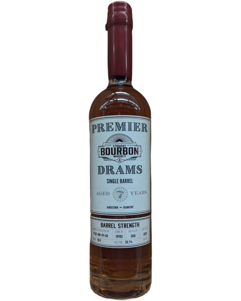 Premier Drams PLDC 3 7 Years Old Barrel Strength Single Barrel Wheated Straight Bourbon Whiskey 101.4 Proof 750ml