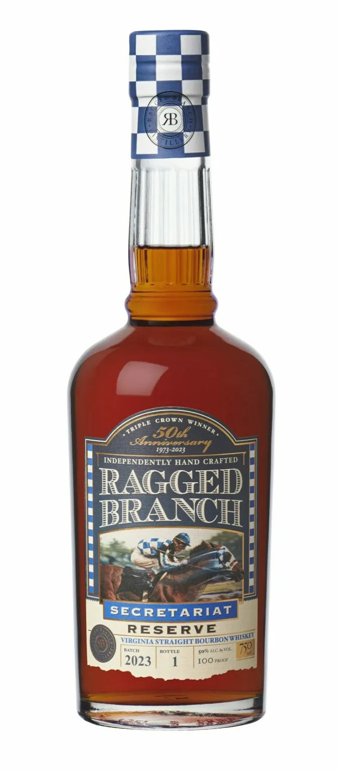 Ragged Branch Batch No#2023 Secretariat Reserve 50th Anniversary Virginia Straight Bourbon Whiskey 750ml