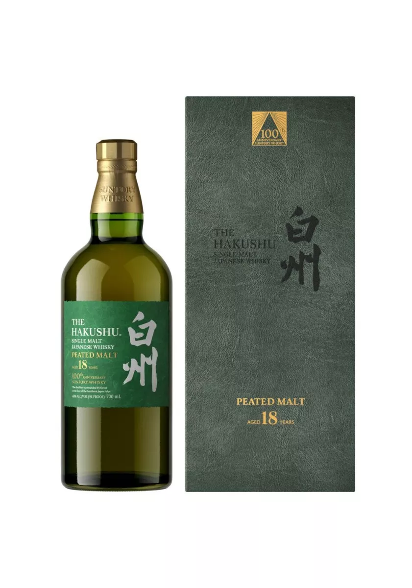 Suntory Hakushu 100th Anniversary Edition 18 Year Old Peated Single Malt Japanese Whisky 700ml