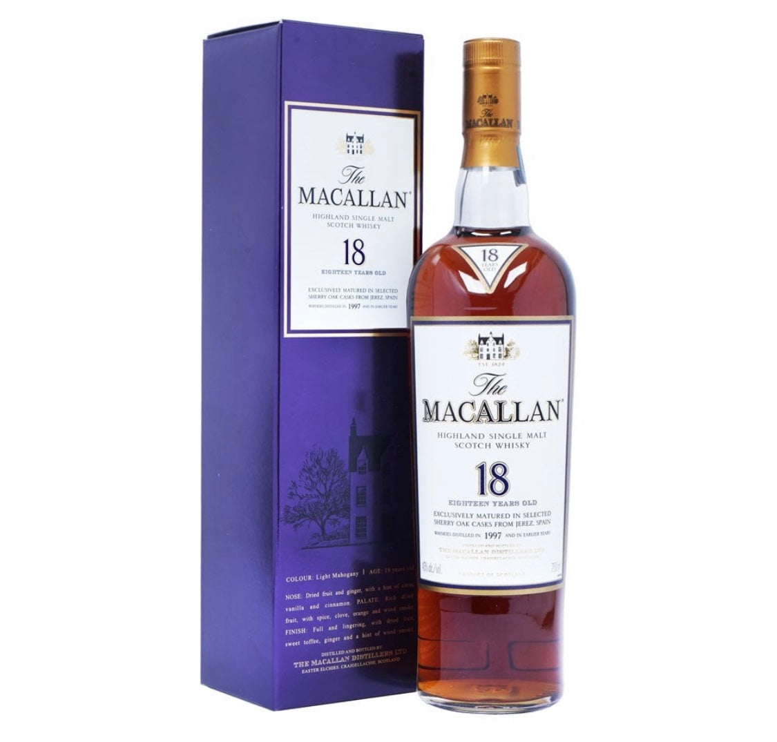 Macallan 18 Year Old 750ml -2017