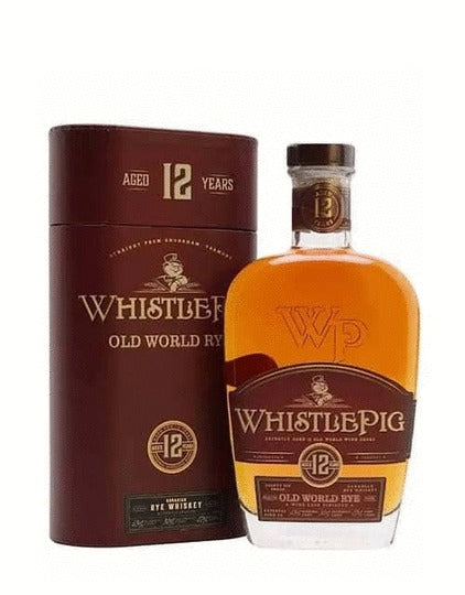 WhistlePig Farm Old World Series 12 Year Old Cask Finish Straight Rye Whiskey 750ml