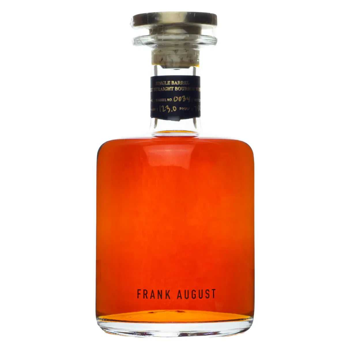 Frank August 4.5 Years Old Single Barrel Kentucky Straight Bourbon Whiskey 750ml