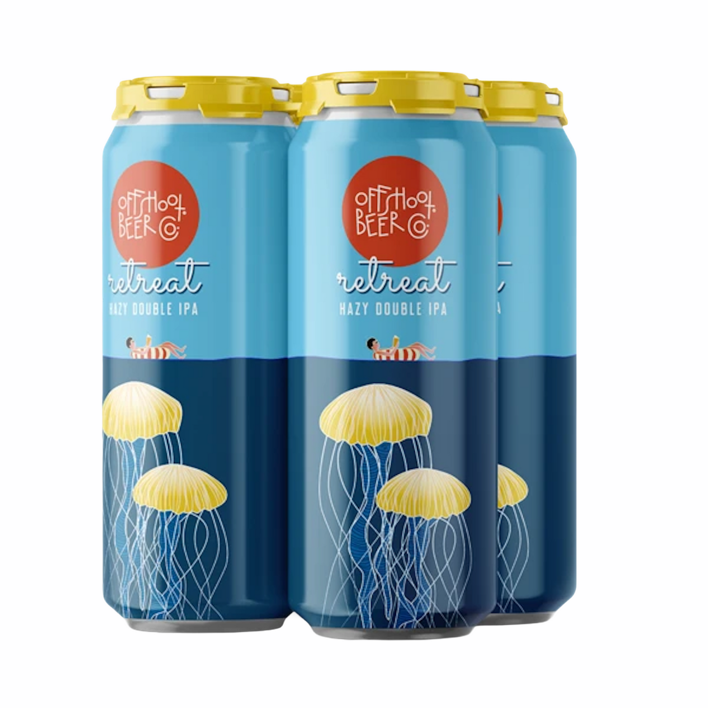OFF SHOOT RETREAT HAZY DOUBLE IPA 4 PACK CANS