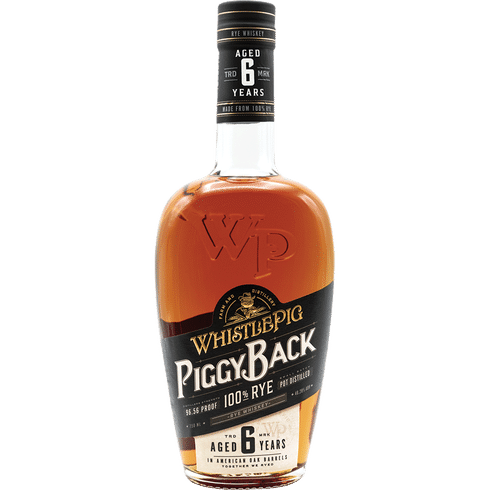 WhistlePig Piggy Back 6 Year Old Rye Whiskey 750ml