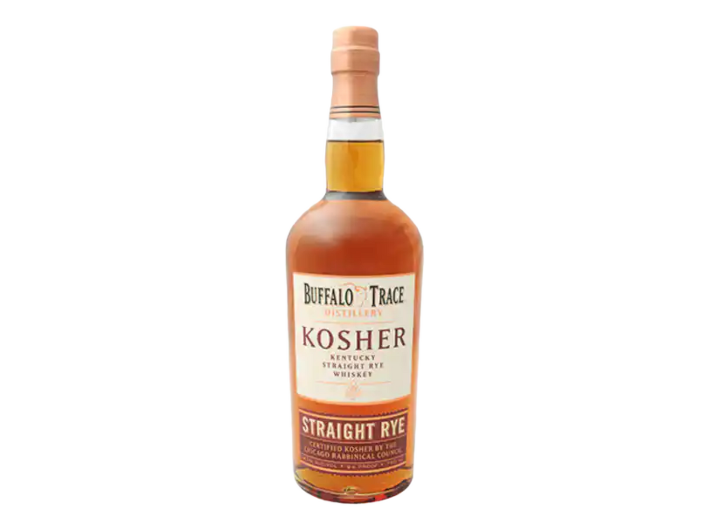 Buffalo Trace Kosher Straight Rye Whiskey 750ml