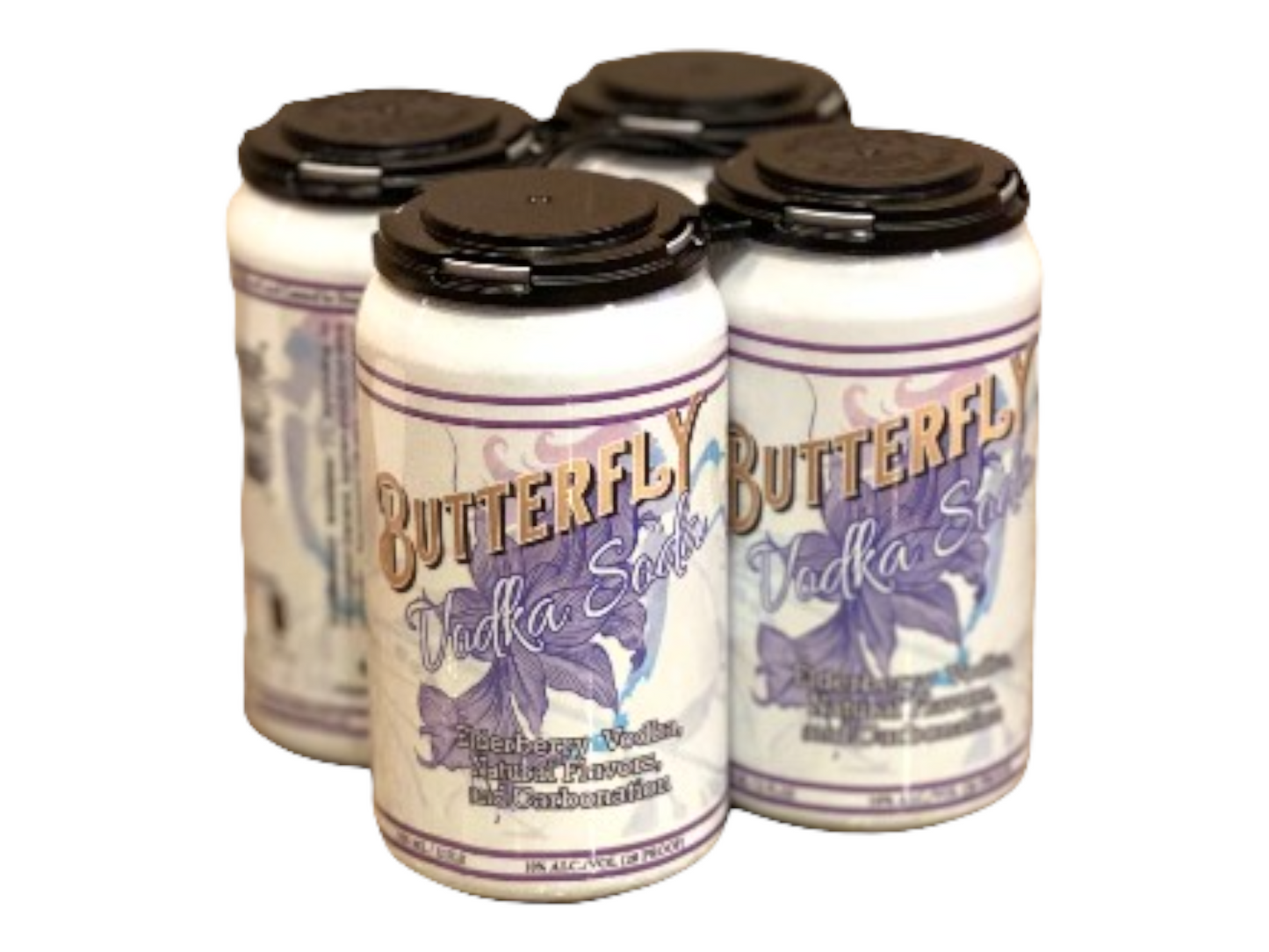 BUTTERFLY VODKA SODA SELTZER 4 PACK