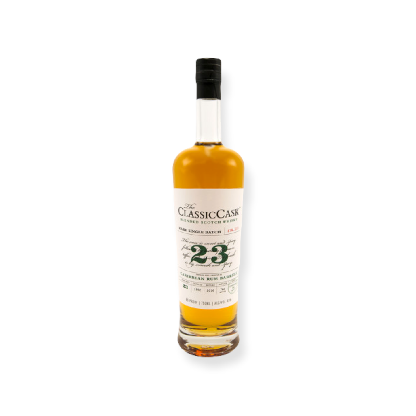 The Classic Cask Rare Single Batch Original Cask 23 Year Old Blended Scotch Whisky 750 ML