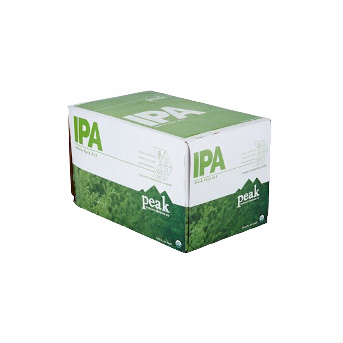 PEAK ORGANIC IPA 6 PACK CANS