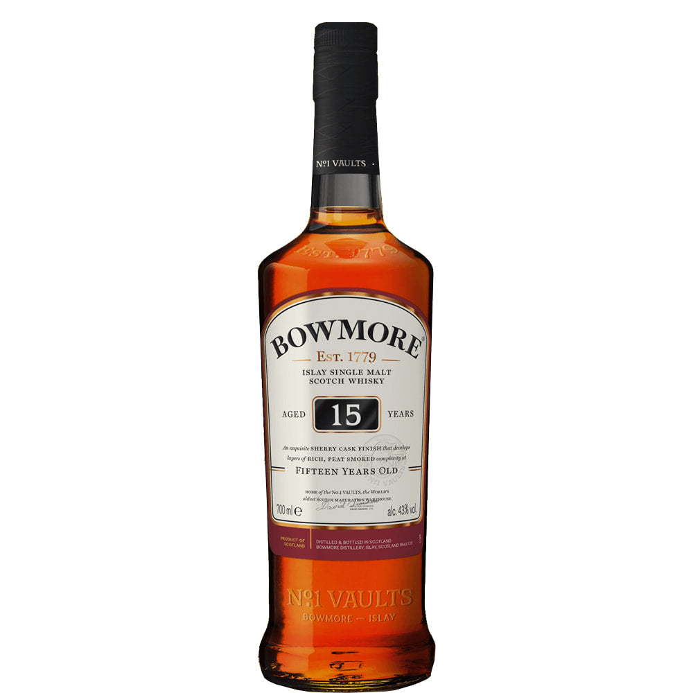 Bowmore 15 Year Old Single Malt Scotch Whisky 750ml