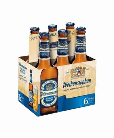 Weihenstephaner Original Premium Lager Bier 11.2-Oz Bottle 6-Pack