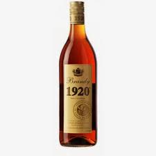 1920 Carvalho Ribeiro & Ferreira Brandy 1Lt
