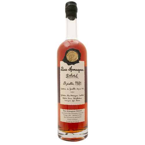 1981 Delord Recolte Bas-Armagnac 750ml