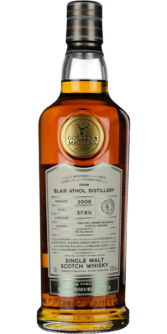 2008 The Single Malts of Scotland 16 Year Old Blair Athol Cask Ref. 700071 Highland Single Malt Scotch Whisky 700ml