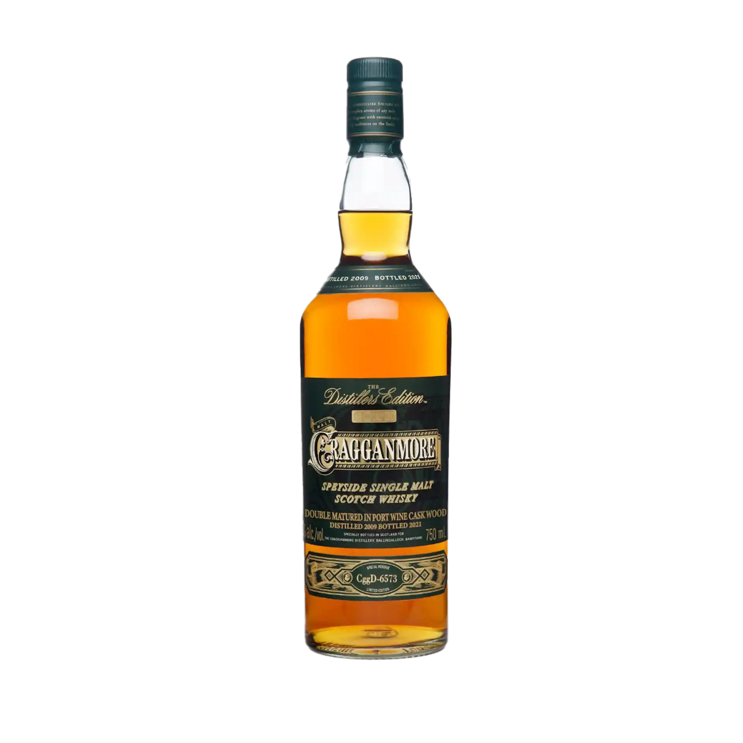 2009 Cragganmore Distillers Edition Double Matured Single Malt Scotch Whisky 750ml