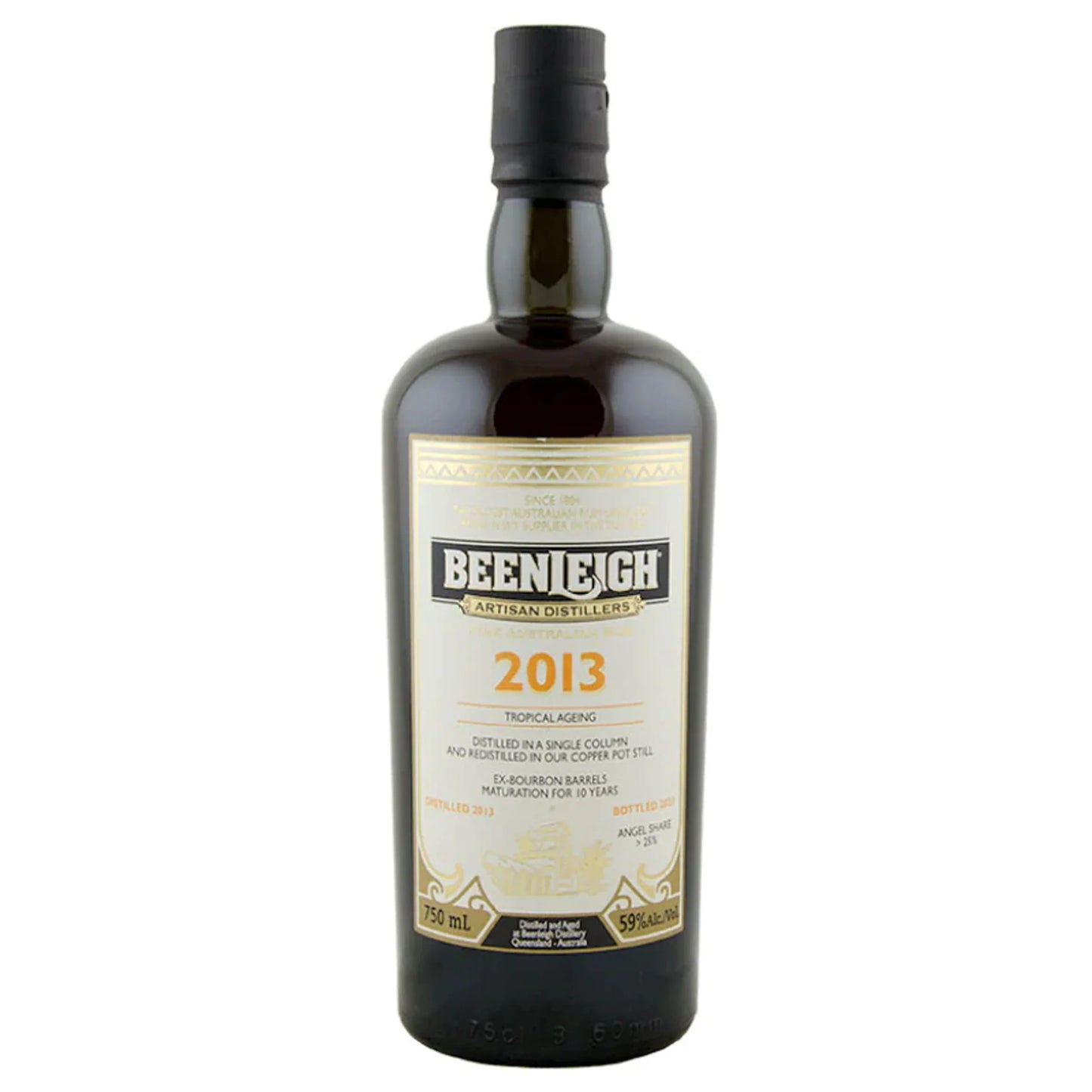 2013  Beenleigh Rum Tropical Ageing Fine Australian Rum 750ml