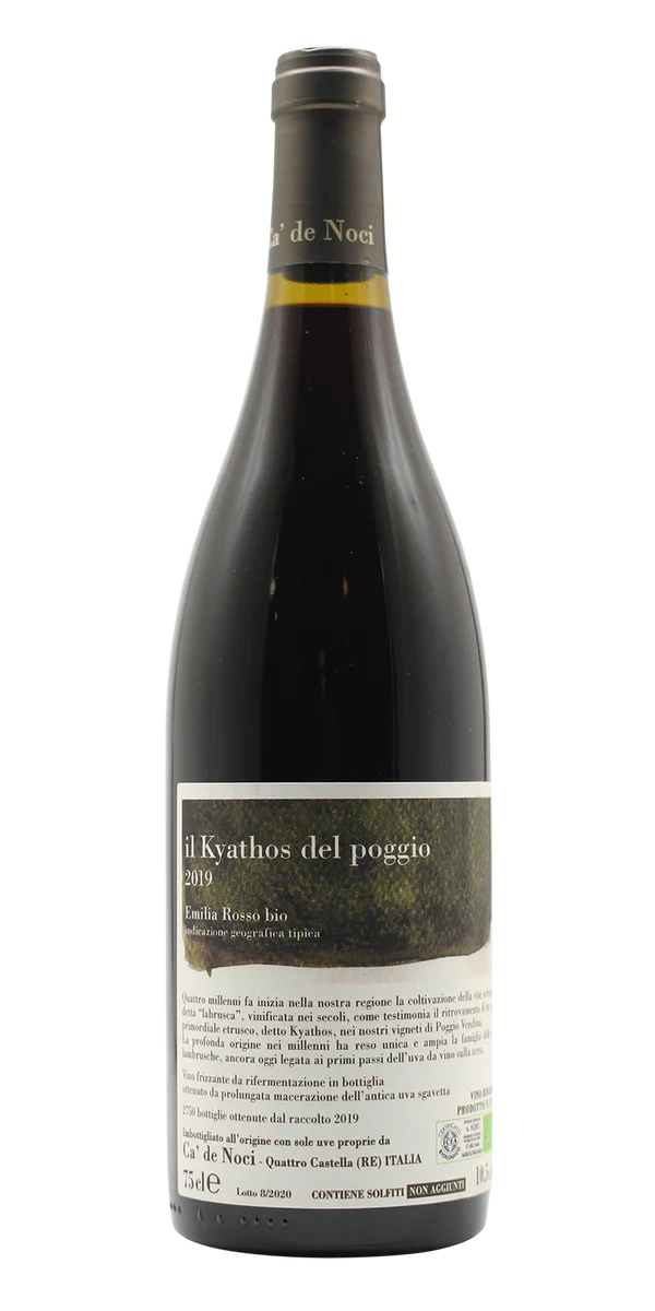 2019 Ca' de Noci Il Kyathos del Poggio Emilia Rosso IGT 750ml