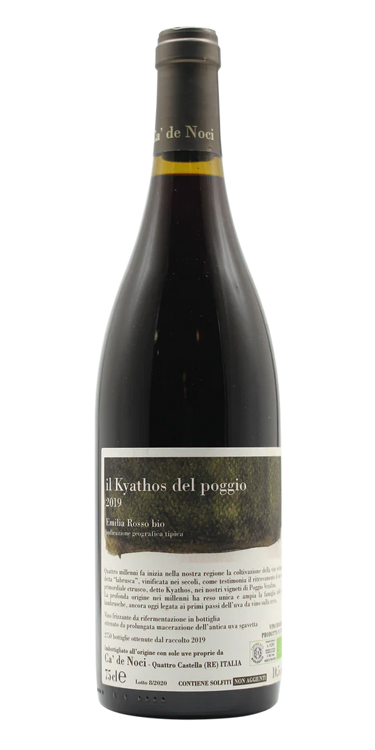 2019 Ca' de Noci Il Kyathos del Poggio Emilia Rosso IGT 750ml