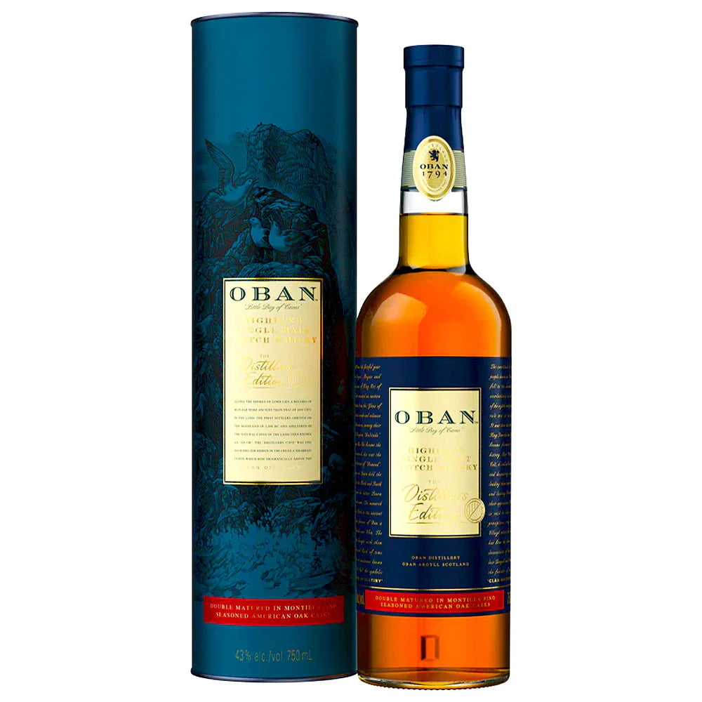2022 Oban Distillers Edition Double Matured Montilla Fino Sherry Cask Wood Single Malt Scotch Whisky 750ml