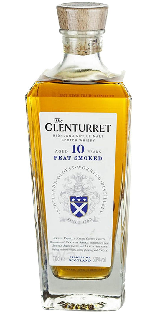 2022 The Glenturret Peat Smoked 10 Year Old Single Malt Scotch Whisky 750ml