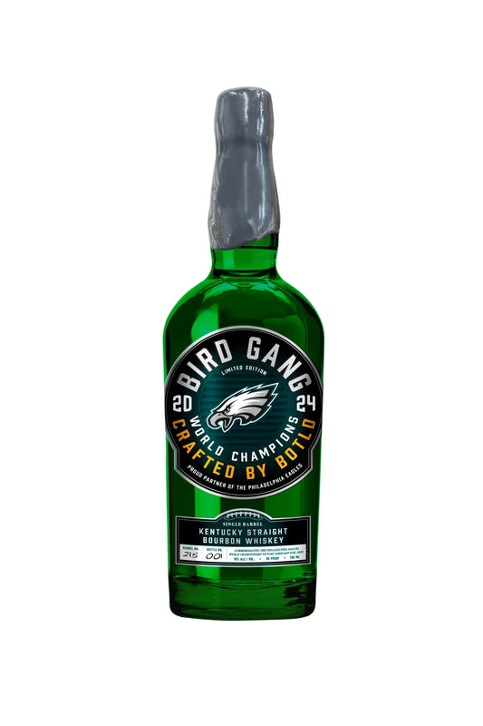 2024 Bird Gang Spirits Philadelphia Collab Ltd Edition World Champions Single Barrel Kentucky Straight Bourbon Whiskey 750ml