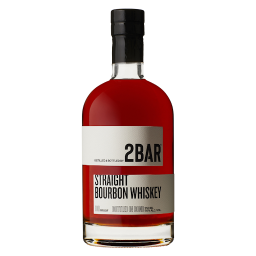 2bar Straight Bourbon Whiskey 100 Proof 750ml