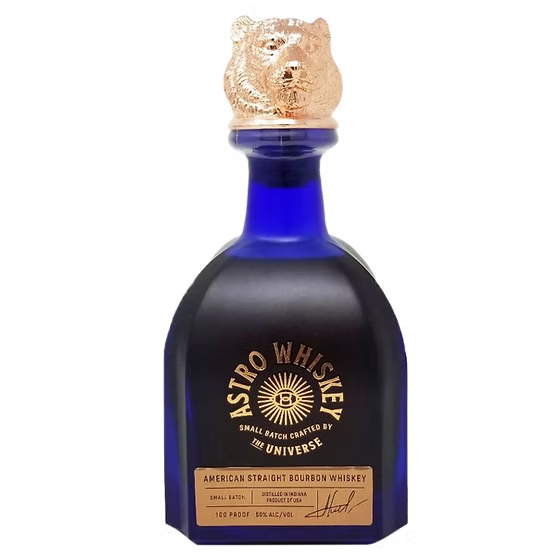 Astro Whiskey Small Batch American Straight Bourbon Whiskey (Leo Cap) 750ml