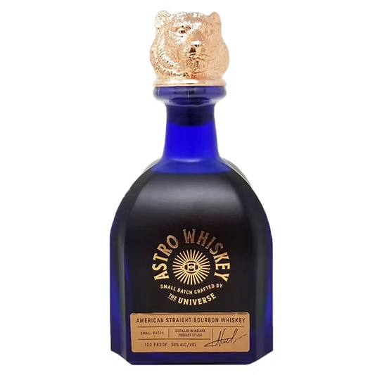 Astro Whiskey Small Batch American Straight Bourbon Whiskey (Leo Cap) 750ml