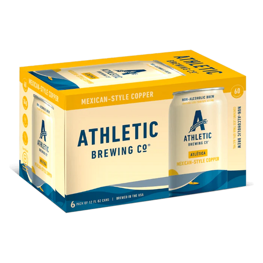 Athletic Brewing Cerveza Atletica Non Alcoholic Beer 12-Oz can 6-Pack